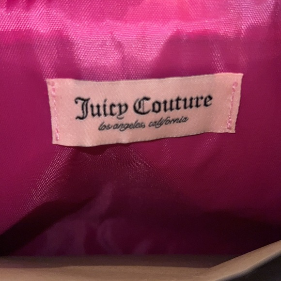 NWT Juicy Couture Pink Logo Travel Cosmetic Bag/Pouch - Picture 9 of 10